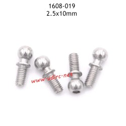 UDIRC UD1608 RC Car Parts 2.5x10mm Pivot Balls 1608-019