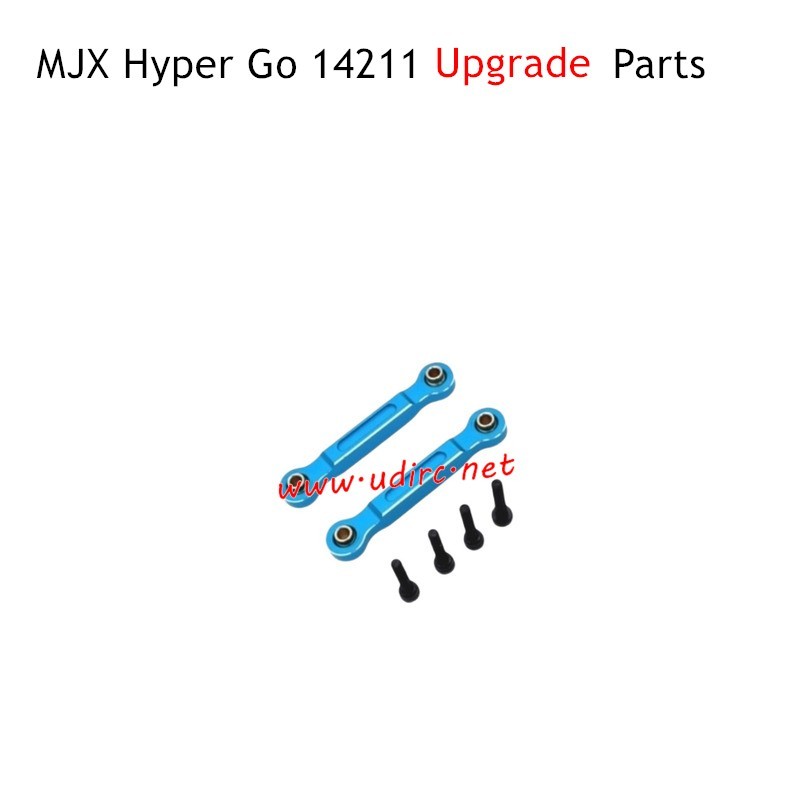 MJX Hyper Go 14211 Upgrade Parts Front Steering Tie Rods Blue