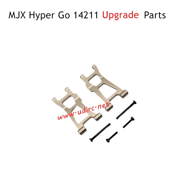 MJX Hyper Go 14211 Upgrade Parts Rear Lower Swing Arms Champagne Gold