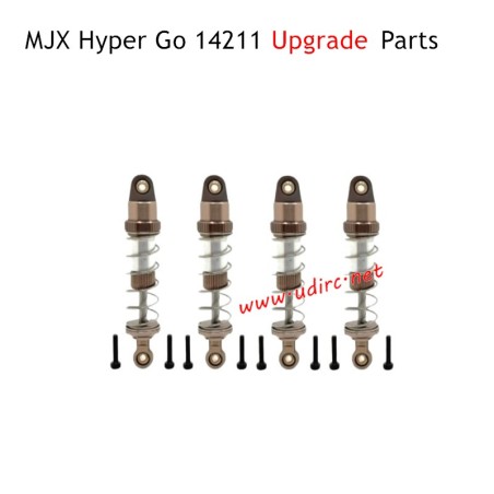 MJX Hyper Go 14211 Upgrade Parts Shock Absorbers Champagne Gold