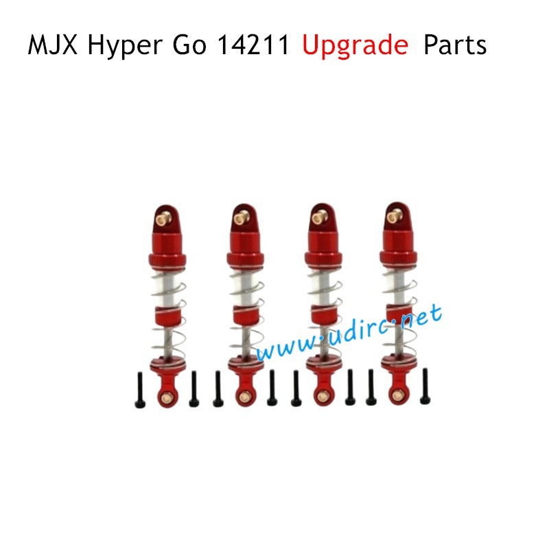 MJX Hyper Go 14211 Upgrade Parts Shock Absorbers Red