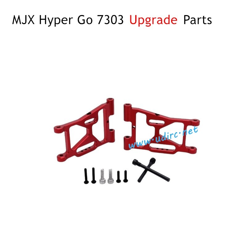 MJX Hyper Go 7303 Upgrade Parts Front Lower Swing Arms Red P73220