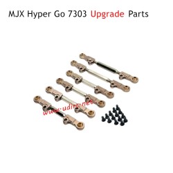 MJX Hyper Go 7303 Upgrade Parts Metal Adjustable Tie Rods Champagne Gold P73240