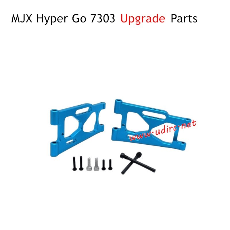MJX Hyper Go 7303 Upgrade Parts Rear Lower Swing Arms Blue P73250