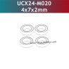 UDIRC UCX2405 RC Car Parts 4x7x2mm Ball Bearings UCX24-M020