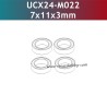 UDIRC UCX2405 RC Car Parts 7x11x3mm Ball Bearings UCX24-M022