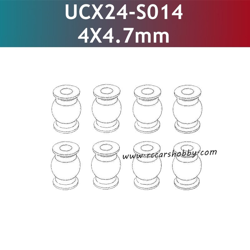 UDIRC UCX2405 Parts 4X4.7MM Hollow Ball UCX24-S014