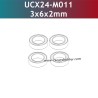 UDIRC UCX2405 RC Car Parts 3x6x2.5mm Ball Bearings UCX24-M011