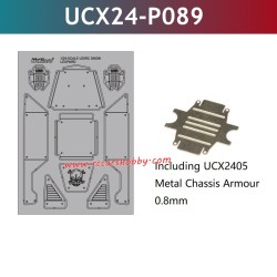 UDIRC UCX2405 1/24 Snow Leopard RC Car Upgrade Parts Metal Car Shell UCX24-P089