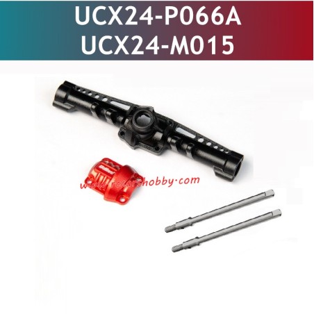 UDIRC UCX2405 RC Car Upgrade Parts Metal Rear Axle and Rear Axle Half Shafts UCX24-P066A UCX24-M015