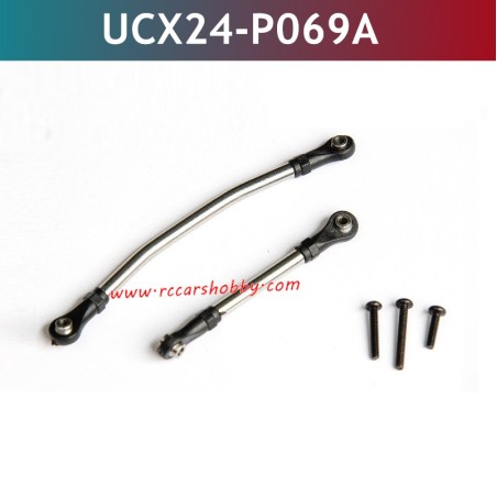 UDIRC UCX2405 RC Car Upgrade Parts Brushed Metal Steering Tie Rods UCX24-P069A