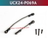UDIRC UCX2405 RC Car Upgrade Parts Brushed Metal Steering Tie Rods UCX24-P069A