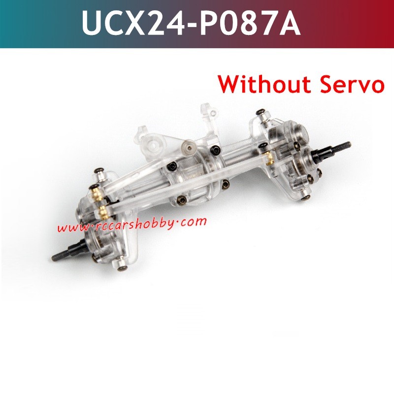 UDIRC UCX2405 Pro RC Car Upgrade Parts Front Axle Steering Assembly with servo UCX24-P087A