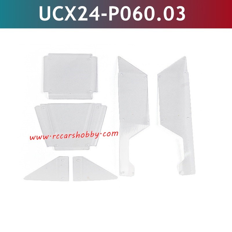 UDIRC UCX2405 RC Car Upgrade Parts Transparent Car Shell UCX24-P060.03