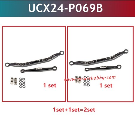 UDIRC UCX2405 Pro RC Car Upgrade Parts Brushless Metal Steering Tie Rods UCX24-P069B