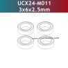 UDIRC UCX2402 RC Car Parts 3x6x2.5mm Ball Bearing UCX24-M011