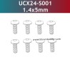 UDIRC UCX2402 Parts 1.4x5mm PM Hexagon Socket Button Head Machine Screw UCX24-S001
