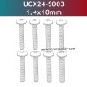 UDIRC UCX2402 Parts 1.4x10mm PM Hexagon Socket Button Head Machine Screw UCX24-S003