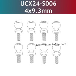 UDIRC UCX2402 Parts 4x9.3mm Hollow Ball Screw UCX24-S006