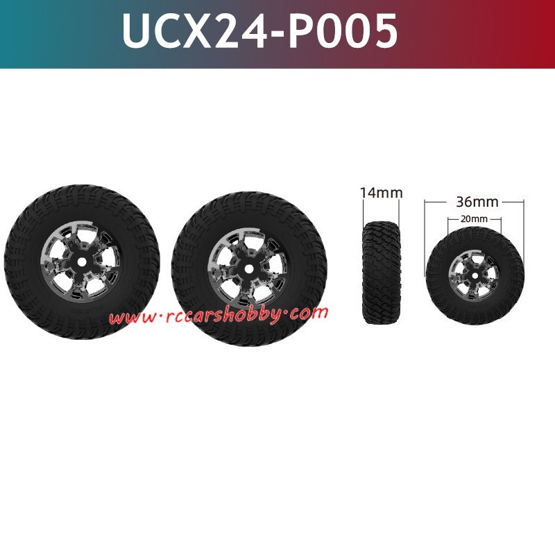 UDIRC UCX2402 Upgrade Parts Wheels UCX24-P005