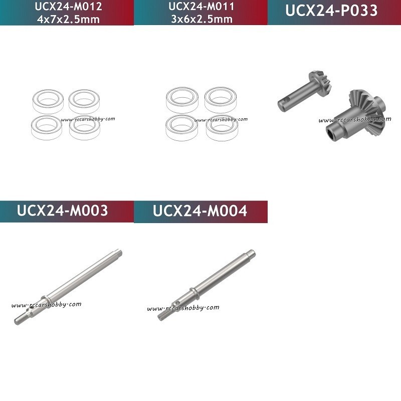 UDIRC UCX2402 Upgrade Parts Rear Axle Kit