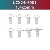 UDIRC UCX2401 Parts 1.4x5mm PM Hexagon Socket Button Head Machine Screw UCX24-S001