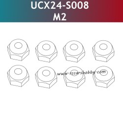 UDIRC UCX2401 Parts Hex Flanged Nylon Lock Nut UCX24-S008