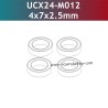 UDIRC UCX2401 RC Car Parts 4x7x2.5mm Ball Bearing UCX24-M012