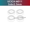 UDIRC UCX2401 RC Car Parts 3x6x2.5mm Ball Bearing UCX24-M011