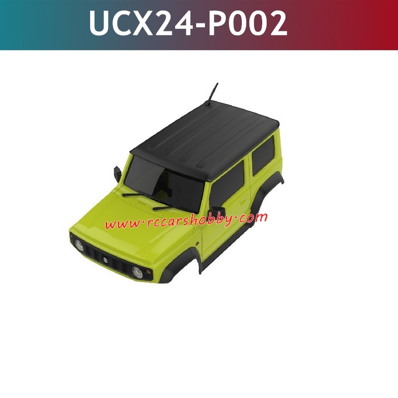 UDIRC UCX2401 1/24 Scale Upgrade Parts Body Assembly Green UCX24-P002