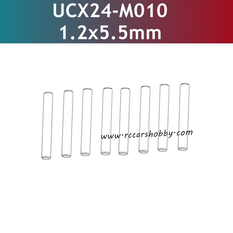 UDIRC UCX1801 Parts 1.2x5.5mm Pin UCX24-M010