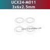 UDIRC UCX1801 Parts 3x6x2.5mm Ball Bearing UCX24-M011