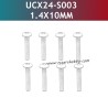 UDIRC UCX1801 Parts 1.4X10MM PM Hexagon Socket Buttonhead Machine Screw UCX24-S003