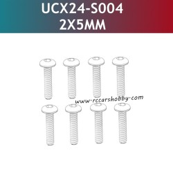 UDIRC UCX1801 Parts 2x5MM PM Hexagon Socket Buttonhead Machine Screw UCX24-S004