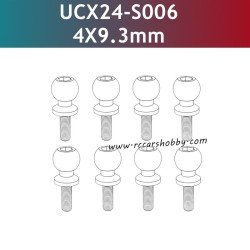 UDIRC UCX1801 Parts 4X9.3mm Hollow Ball Screw UCX24-S006
