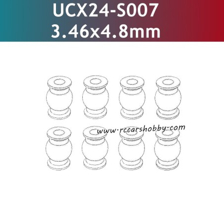 3.46X4.8mm Screw UCX24-S007 Parts for UDIRC UCX1801 RC Crawler