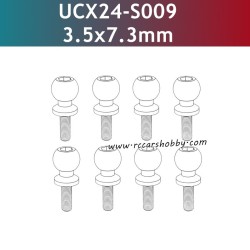 UDIRC UCX1801 Parts 3.5x7.3mm Hollow Ball Screw UCX24-S009