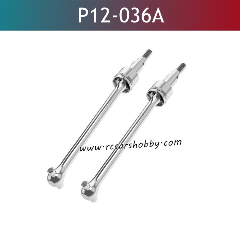 Metal Front CVD Transmission Shaft P12-036A parts for UDIRC UD1201 RC Truck