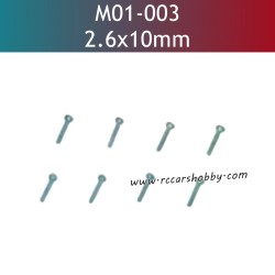 UDIRC UD1201 Parts 2.6x10mm HB Hexagon Socket Head Self-Tapping Screw M01-003