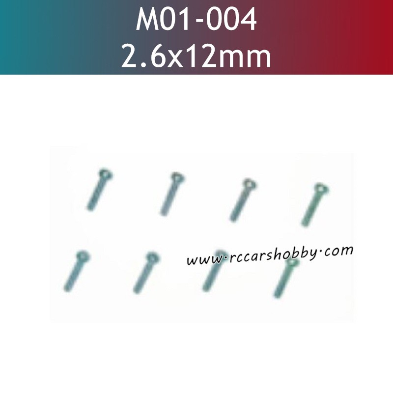 UDIRC UD1201 Parts 2.6X12MM HB Hexagon Socket Head Self-Tapping Screw M01-004