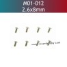 UDIRC UD1201 Parts 2.6X8MM KB Hexagon Socket Countersunk Head Tapping Screws M01-012