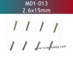 UDIRC UD1201 Parts 2.6X15MM KB Hexagon Socket Countersunk Head Tapping Screws M01-013