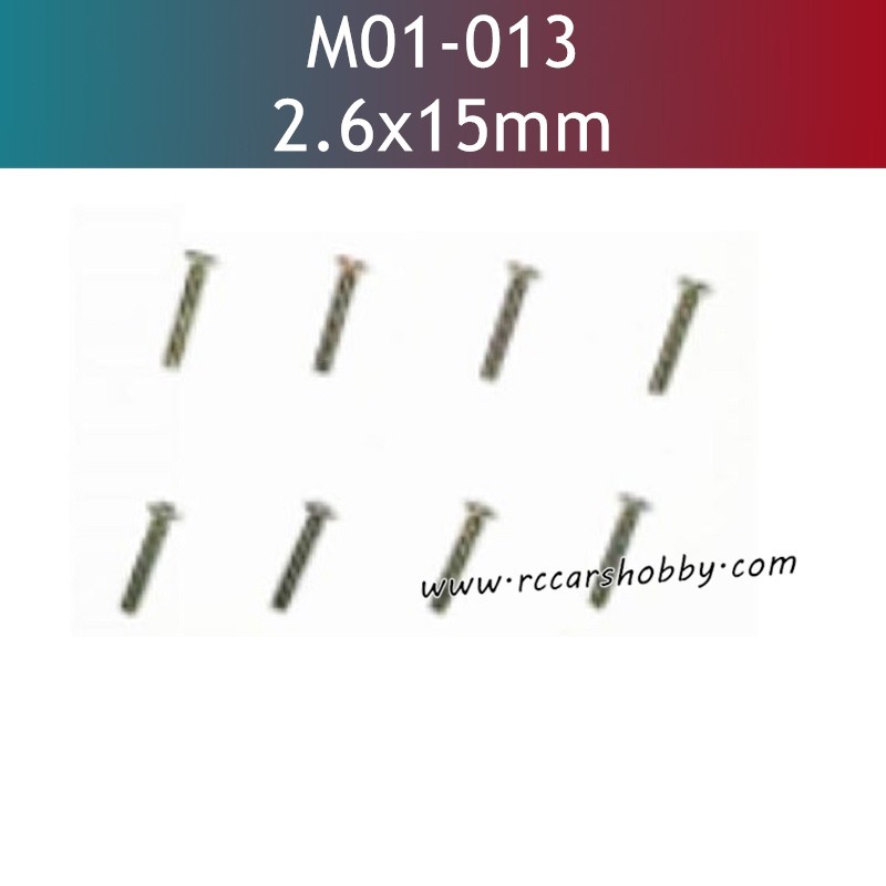 UDIRC UD1201 Parts 2.6X15MM KB Hexagon Socket Countersunk Head Tapping Screws M01-013