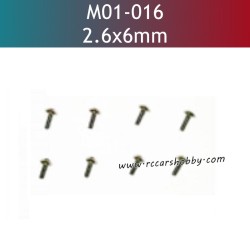 UDIRC UD1201 Parts 2.6X6MM TB Hexagon Socket Head Self-Tapping Screws M01-016