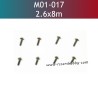 UDIRC UD1201 Parts 2.6X8MM TB Hexagon Socket Head Self-Tapping Screws M01-017