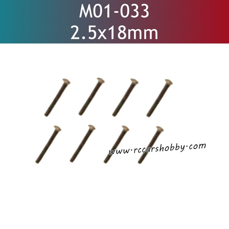 UDIRC UD1201 Parts 2.5X18MM TM Hexagon Socket Screws M01-033