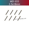 UDIRC UD1201 Parts 2.5X18MM TM Hexagon Socket Screws M01-033