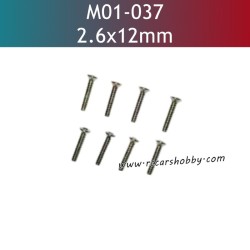 UDIRC UD1201 Parts 2.6x12MM Hex Socket Countersunk Self Tapping Screw M01-037