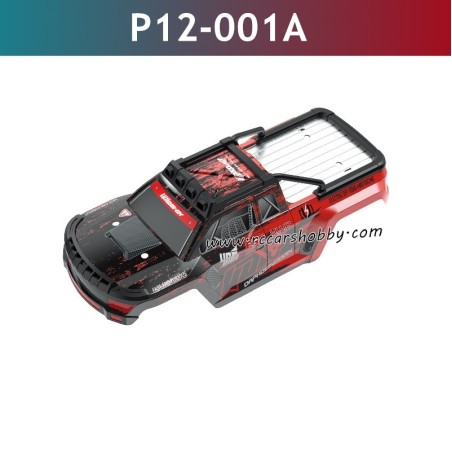 UDIRC 1202 RC Car Parts Car Shell Red P12-001A