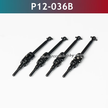 UDIRC UD1202 High Speed Racing RC Car Parts Steel Front CVD Transmission Shaft 4pcs P12-036B